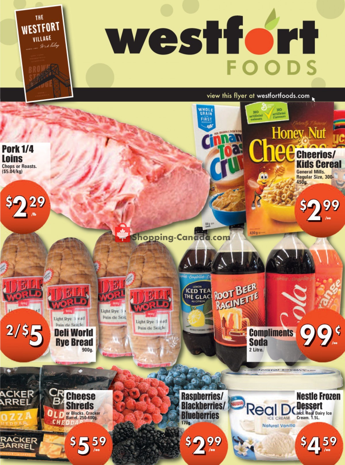 Westfort Foods flyer from Friday April 30, 2021 to Thursday May 6, 2021 - page 1