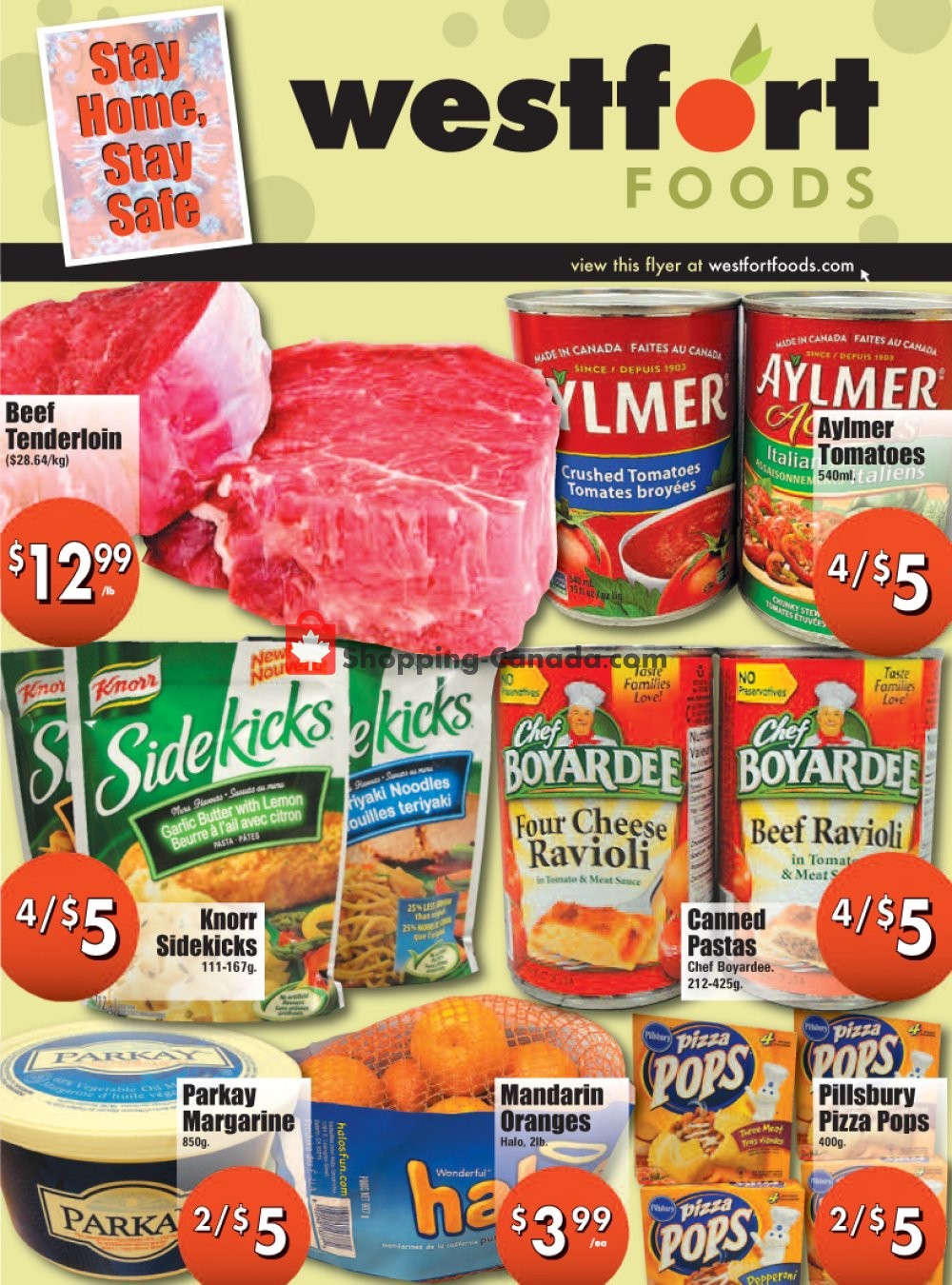 Westfort Foods flyer from Friday April 24, 2020 to Thursday April 30, 2020 - page 1