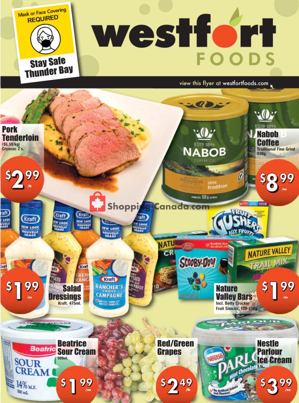 Westfort Foods flyer from Friday August 7, 2020 to Thursday August 13, 2020 - page 1