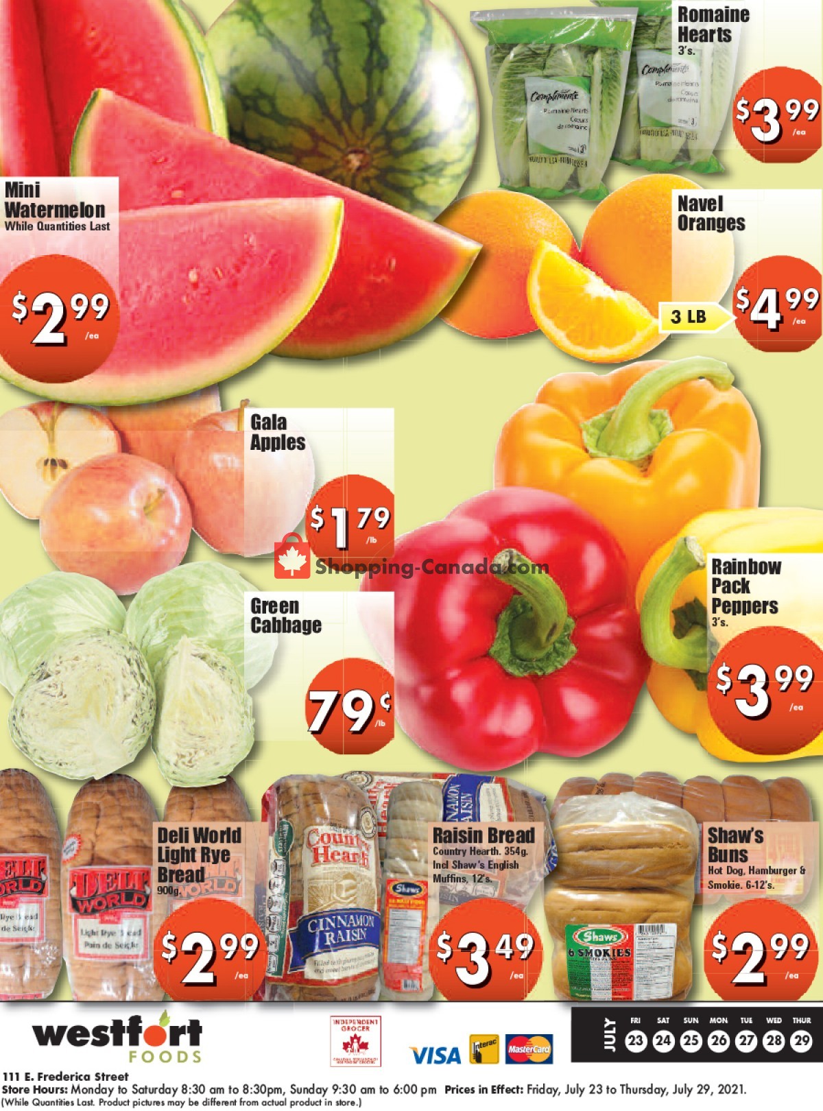 Westfort Foods flyer from Friday July 23, 2021 to Thursday July 29, 2021 - page 4