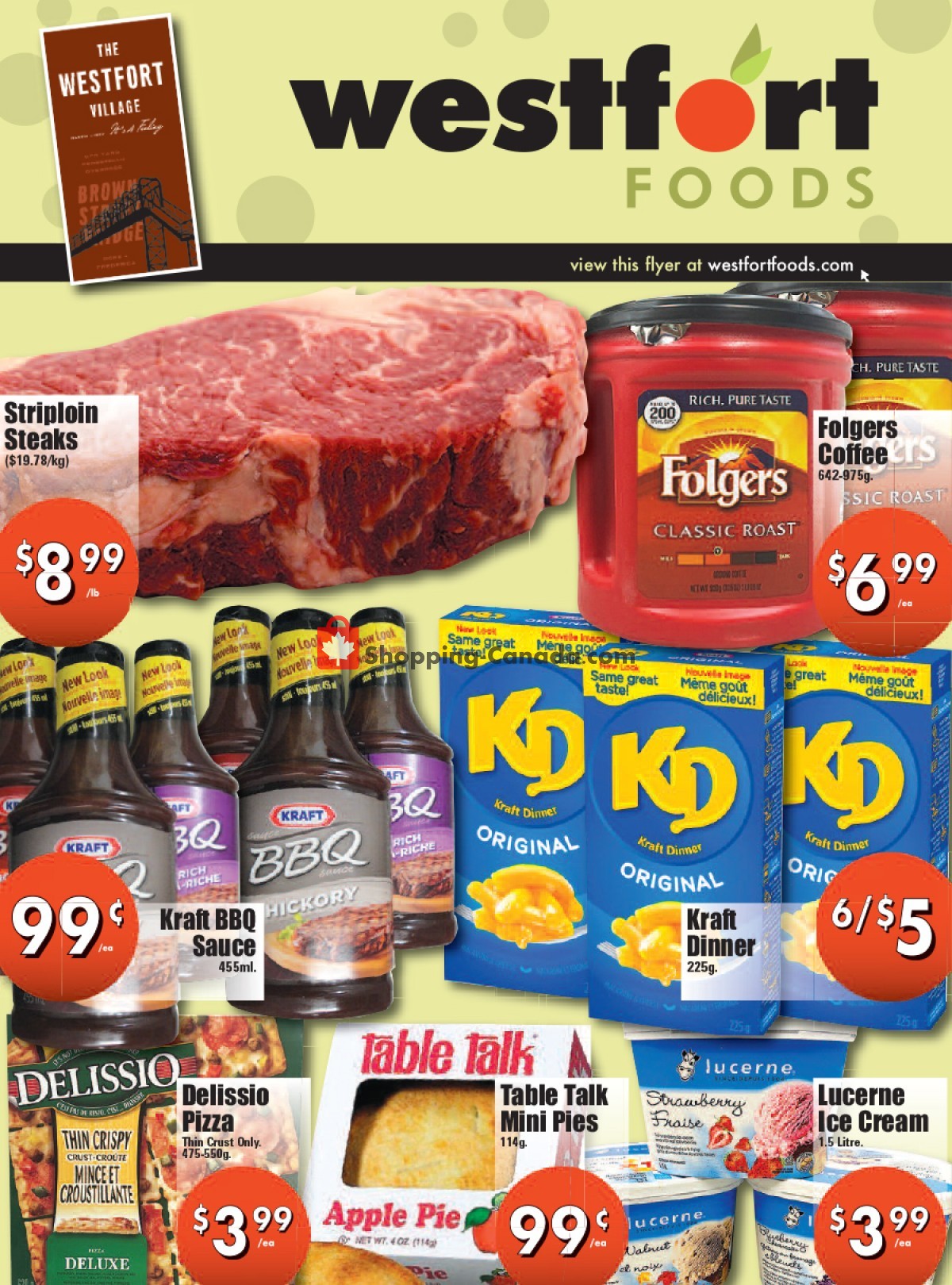 Westfort Foods flyer from Friday July 9, 2021 to Thursday July 15, 2021 - page 1
