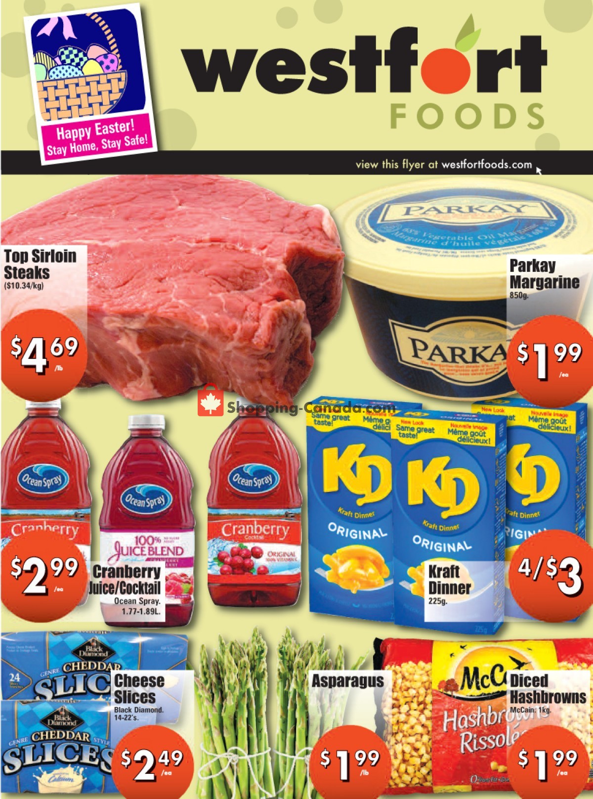 Westfort Foods flyer from Friday April 2, 2021 to Thursday April 8, 2021 - page 1