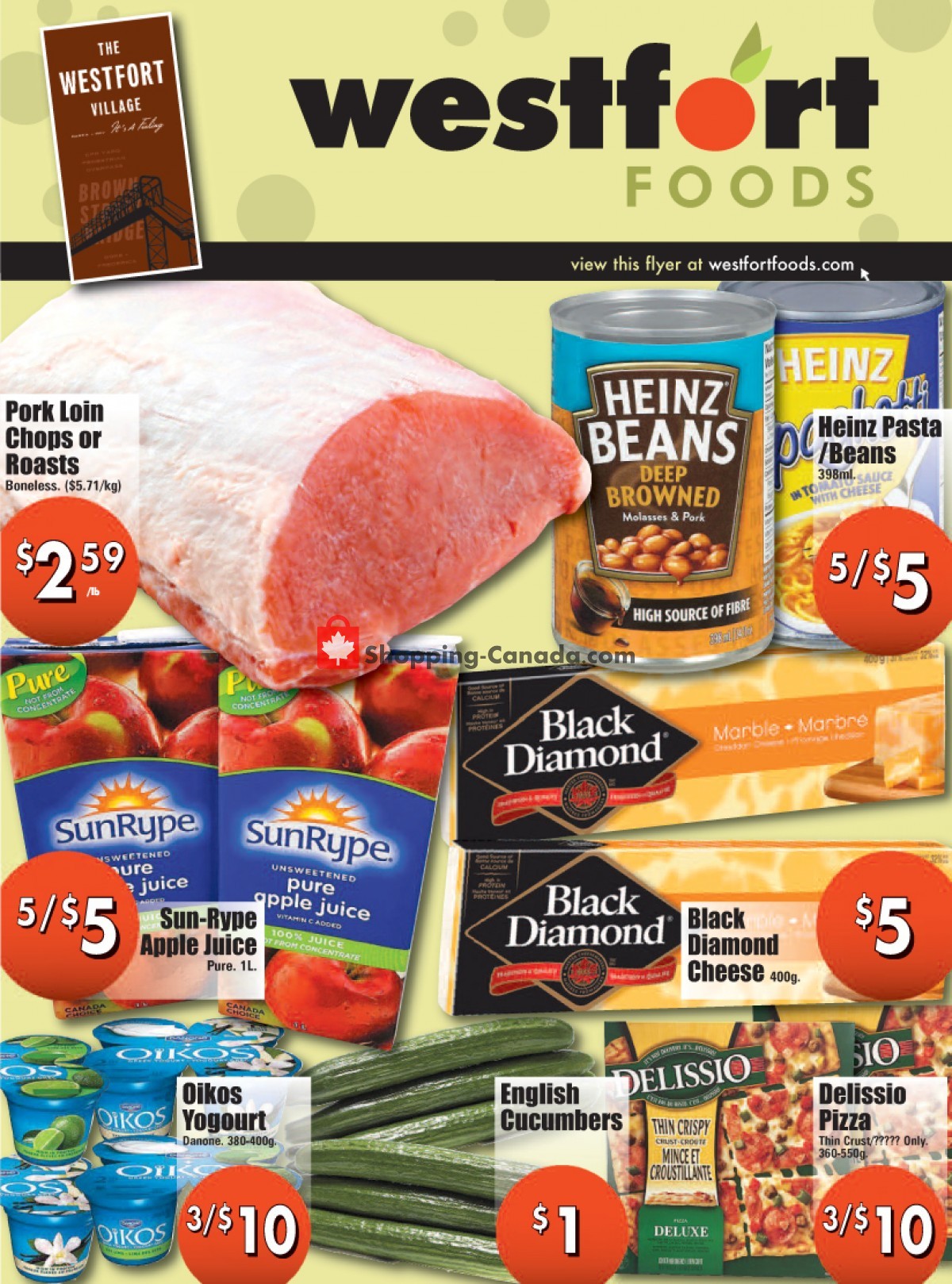 Westfort Foods flyer from Friday April 23, 2021 to Thursday April 29, 2021 - page 1