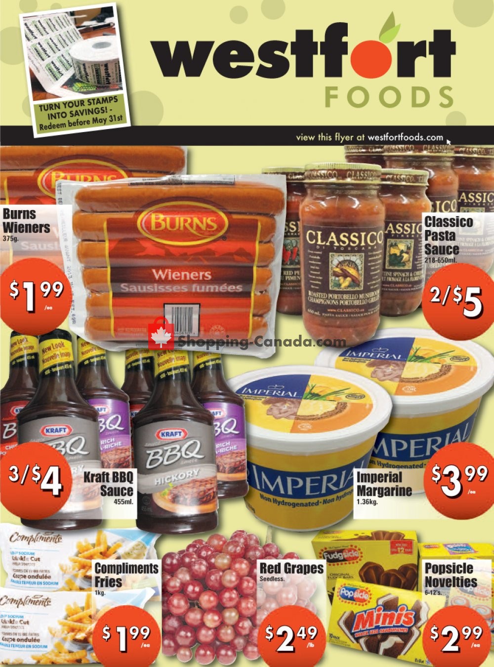 Westfort Foods flyer from Friday May 3, 2019 to Thursday May 9, 2019 - page 1