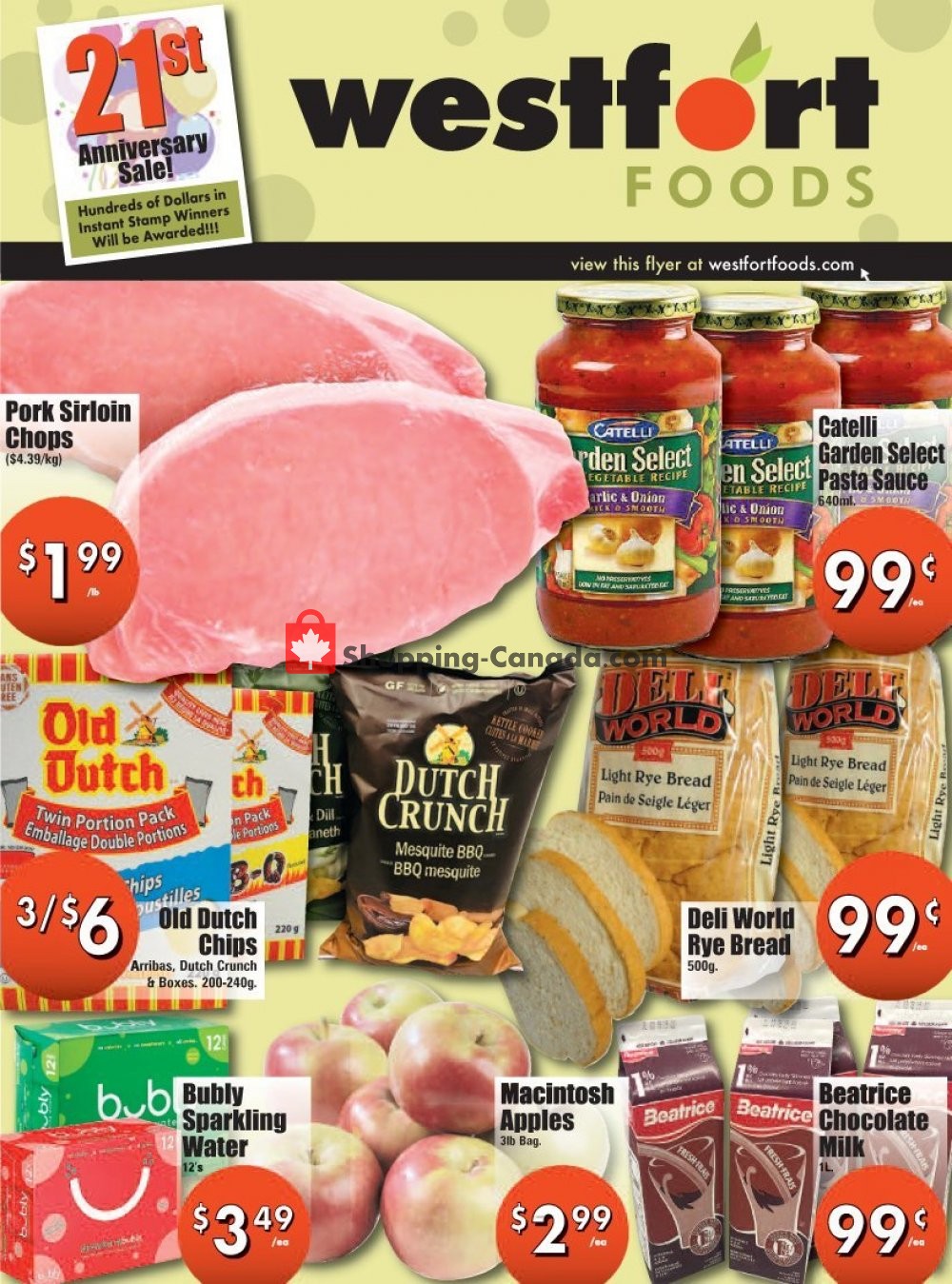 Westfort Foods flyer from Friday November 8, 2019 to Thursday November 14, 2019 - page 1