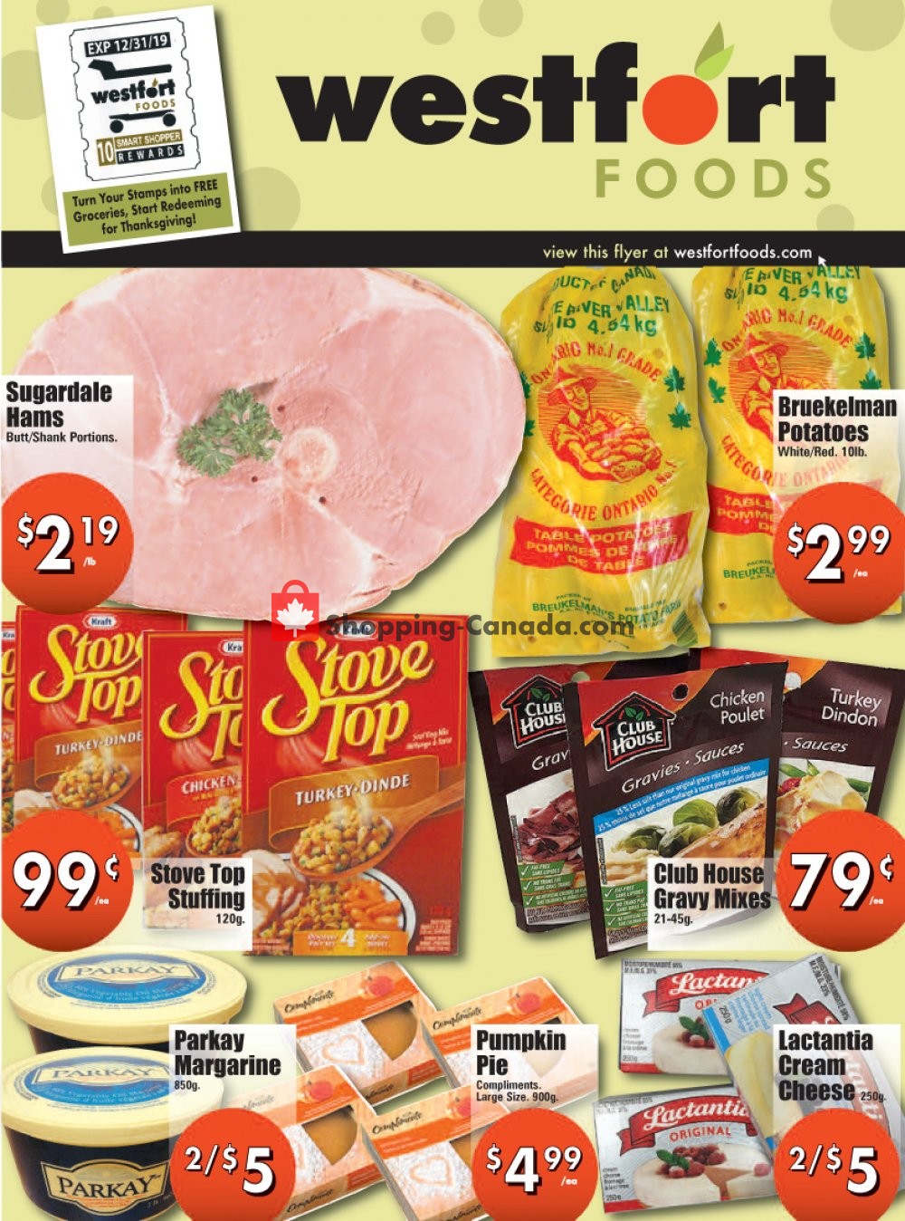 Westfort Foods flyer from Friday October 4, 2019 to Thursday October 10, 2019 - page 1