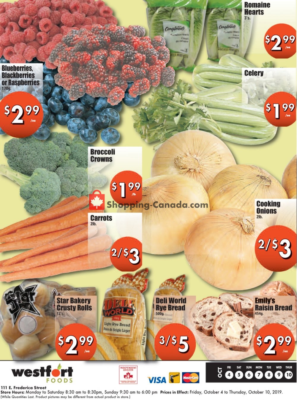 Westfort Foods flyer from Friday October 4, 2019 to Thursday October 10, 2019 - page 4