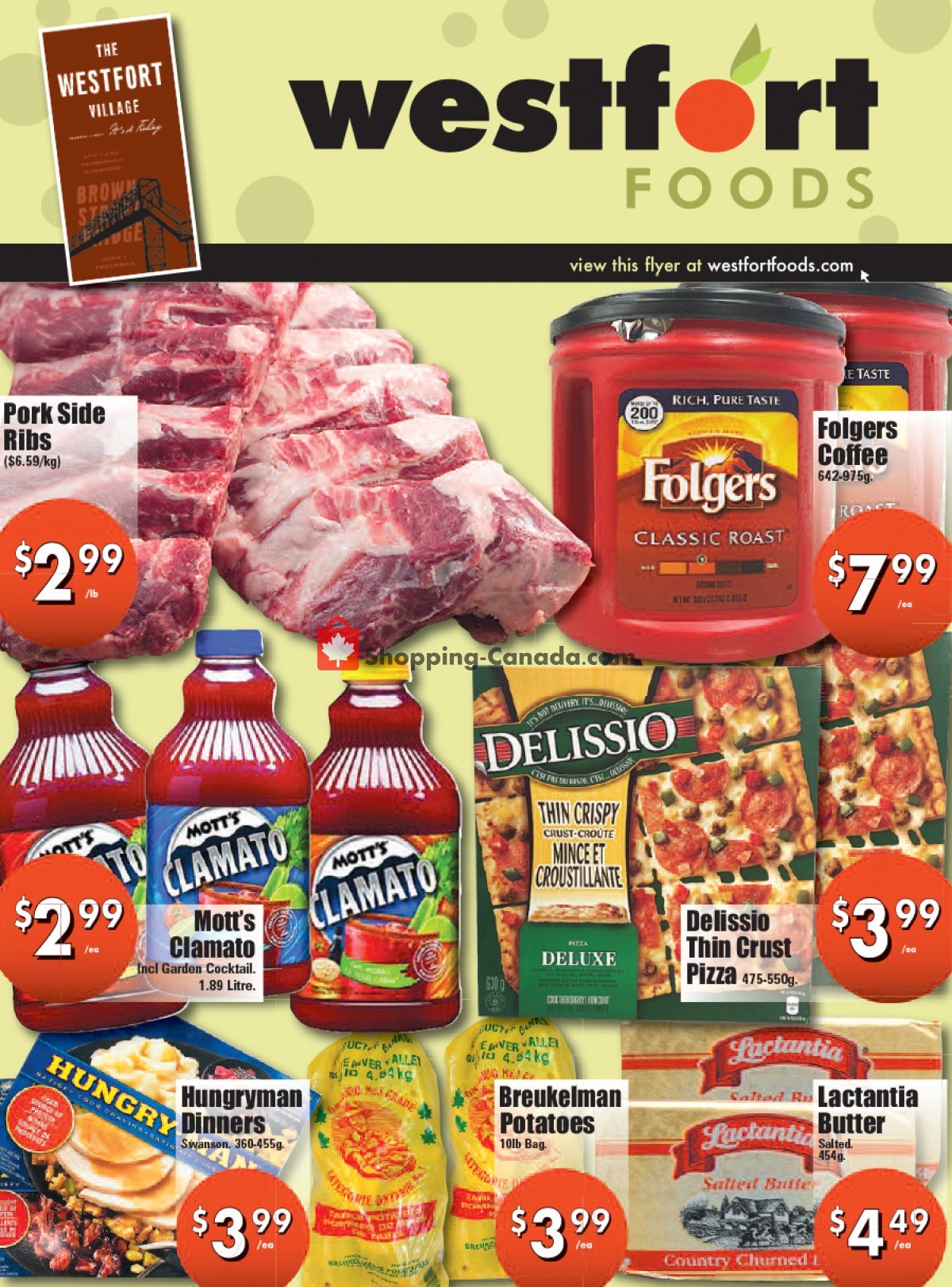 Westfort Foods flyer from Friday October 8, 2021 to Thursday October 14, 2021 - page 1