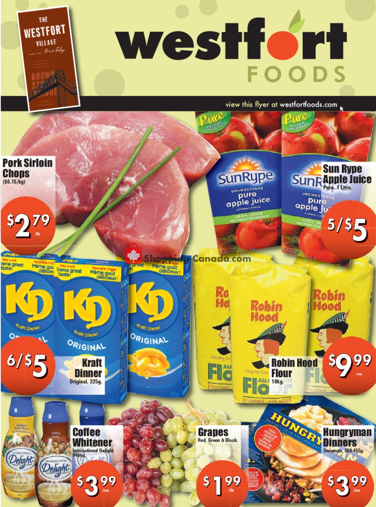 Westfort Foods flyer from Friday September 10, 2021 to Thursday September 16, 2021 - page 1