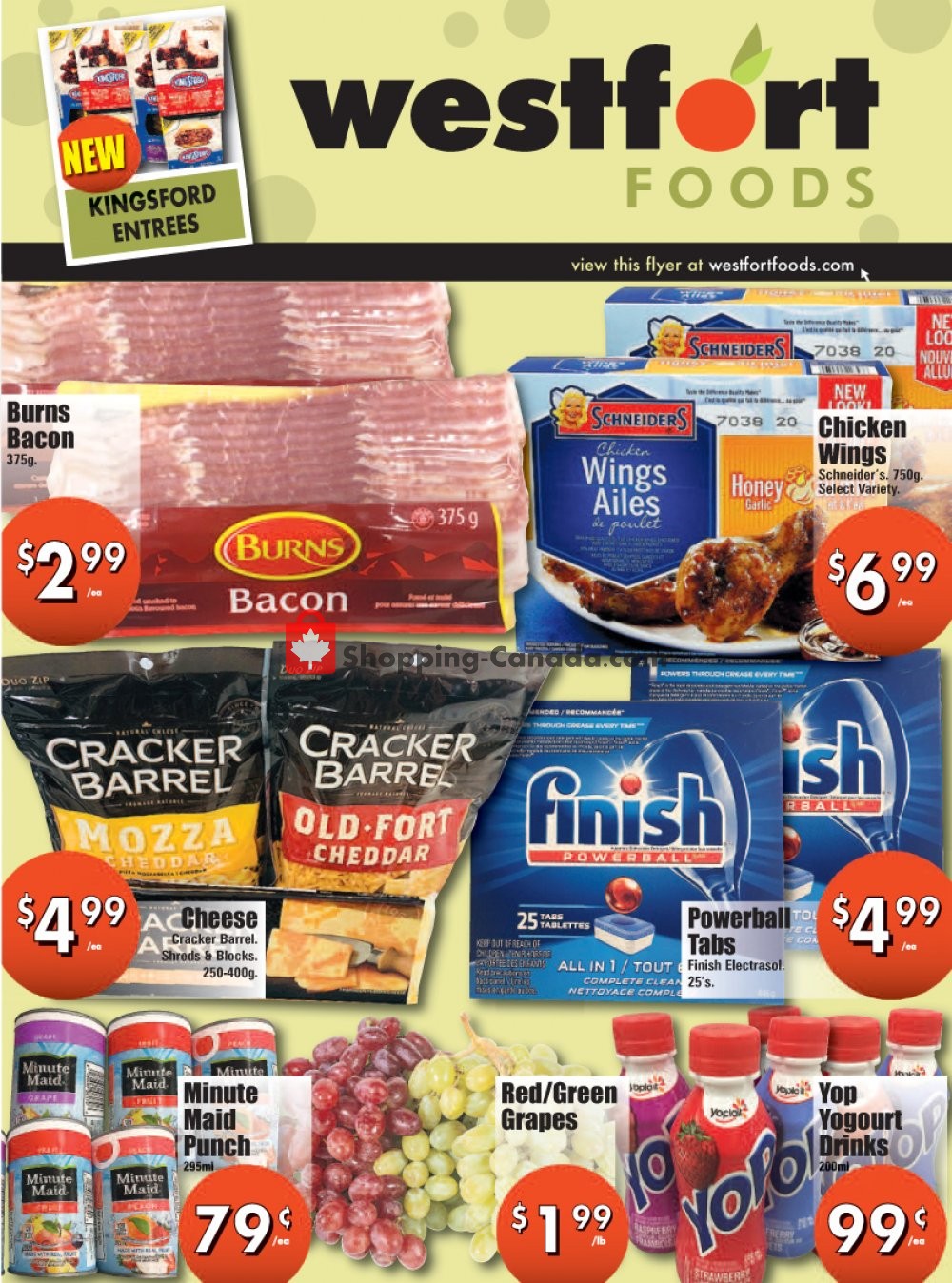 Westfort Foods flyer from Friday September 13, 2019 to Thursday September 19, 2019 - page 1