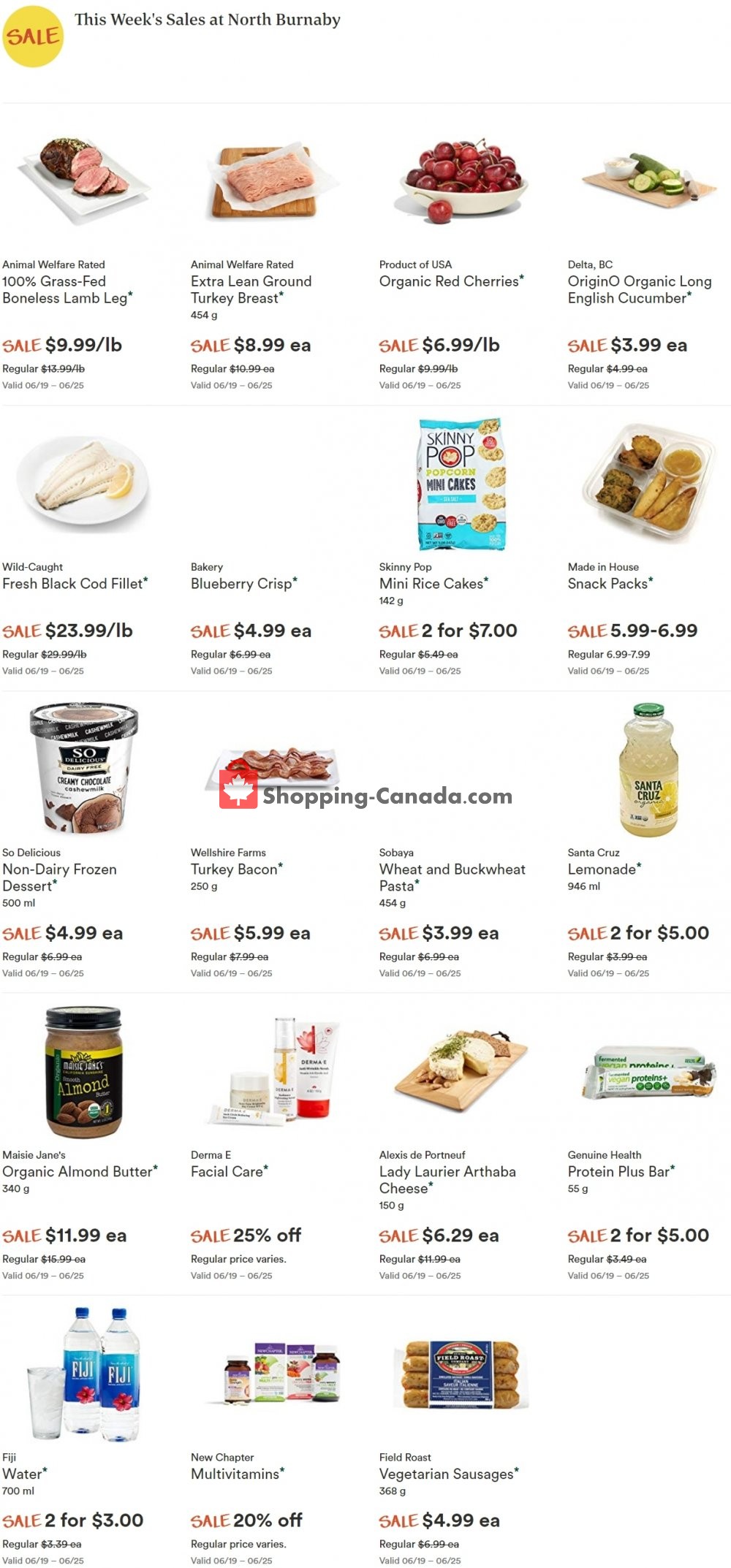 Whole Foods Market flyer from Tuesday June 25, 2019 to Monday July 1, 2019 - page 1