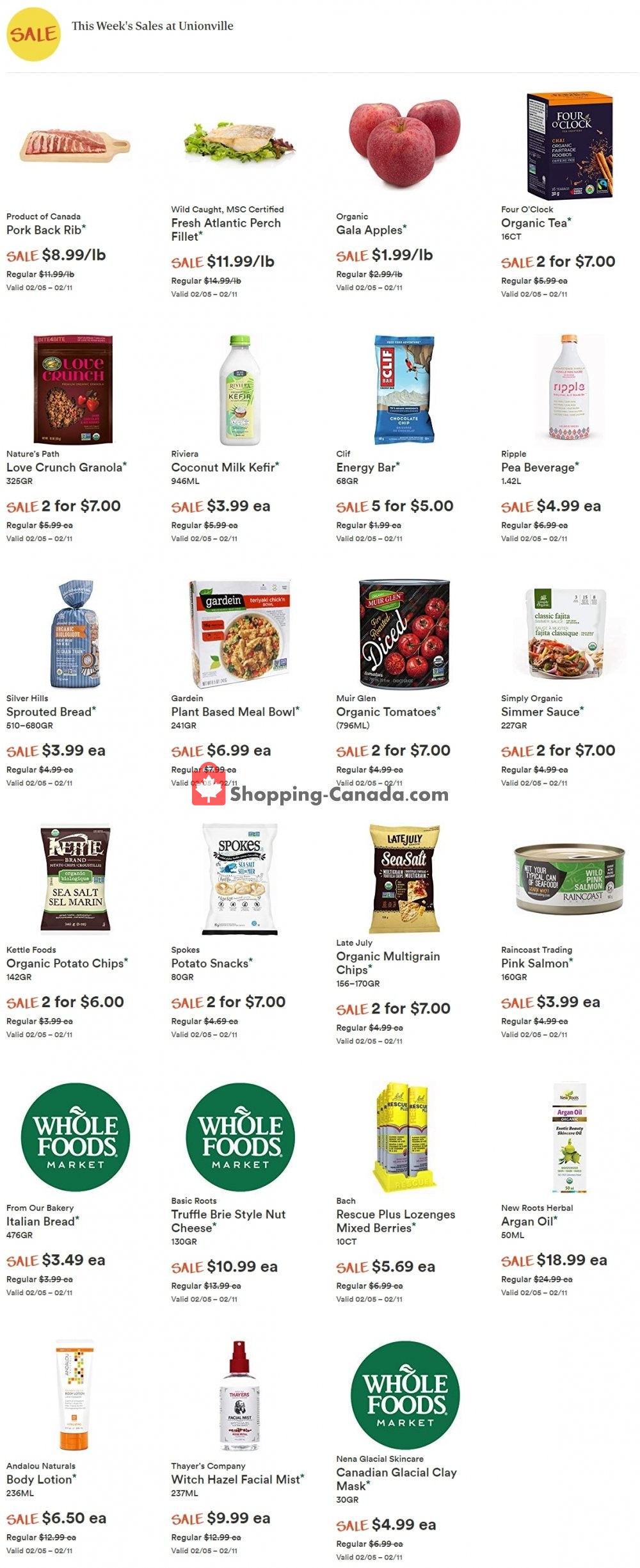 Whole Foods Market flyer from Wednesday February 5, 2020 to Tuesday February 11, 2020 - page 1