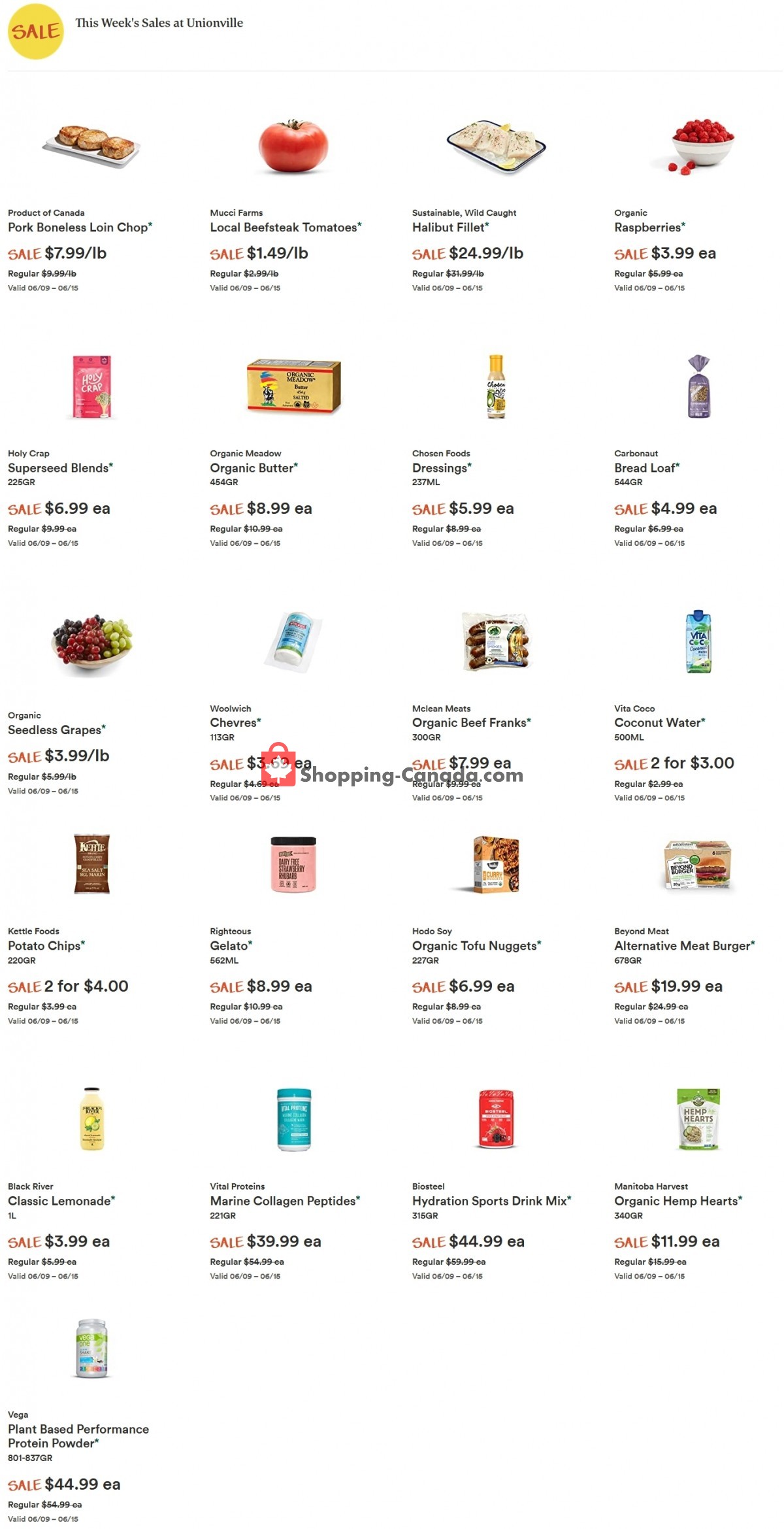 Whole Foods Market flyer from Wednesday June 9, 2021 to Tuesday June 15, 2021 - page 1