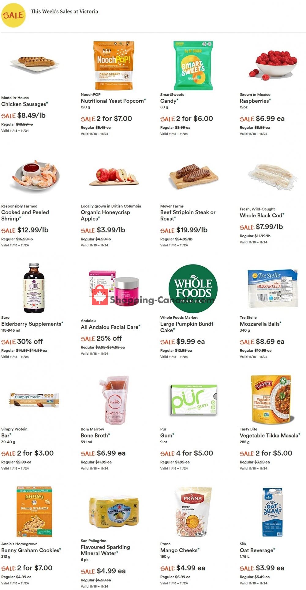 Whole Foods Market Canada, flyer (Special Offer Victoria BC