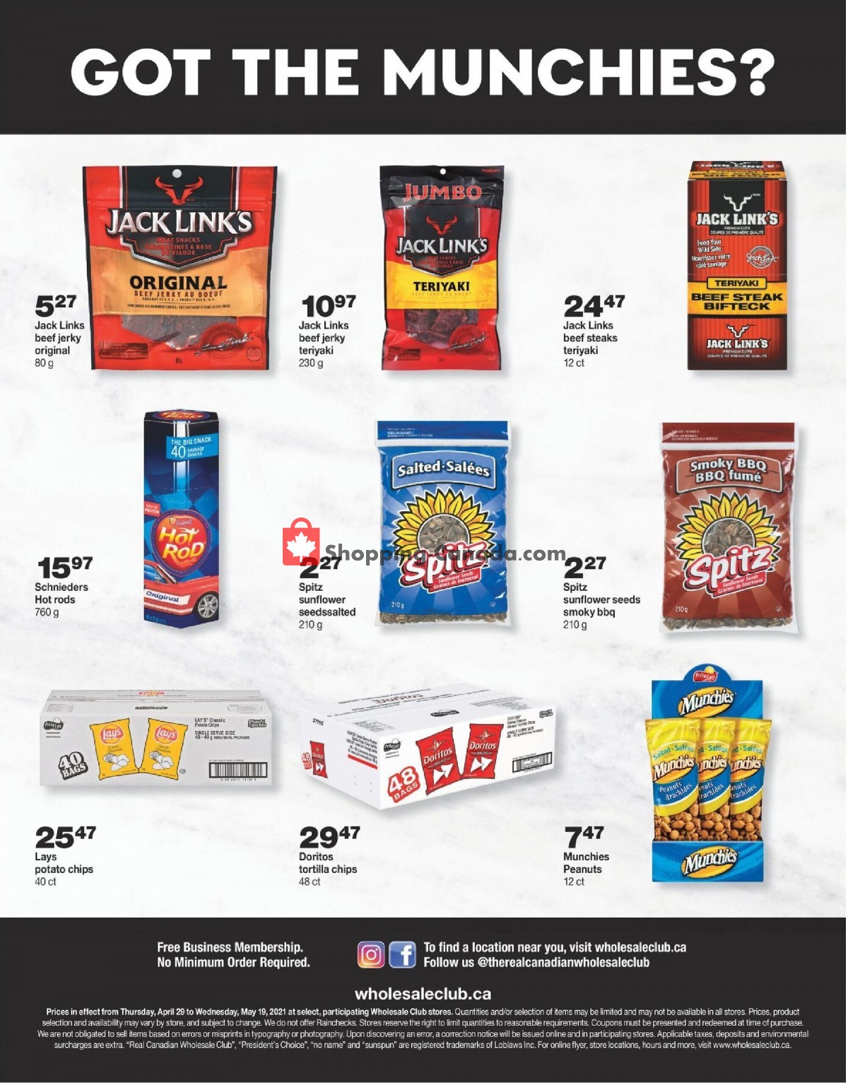 Wholesale Club flyer from Thursday April 29, 2021 to Wednesday May 19, 2021 - page 8