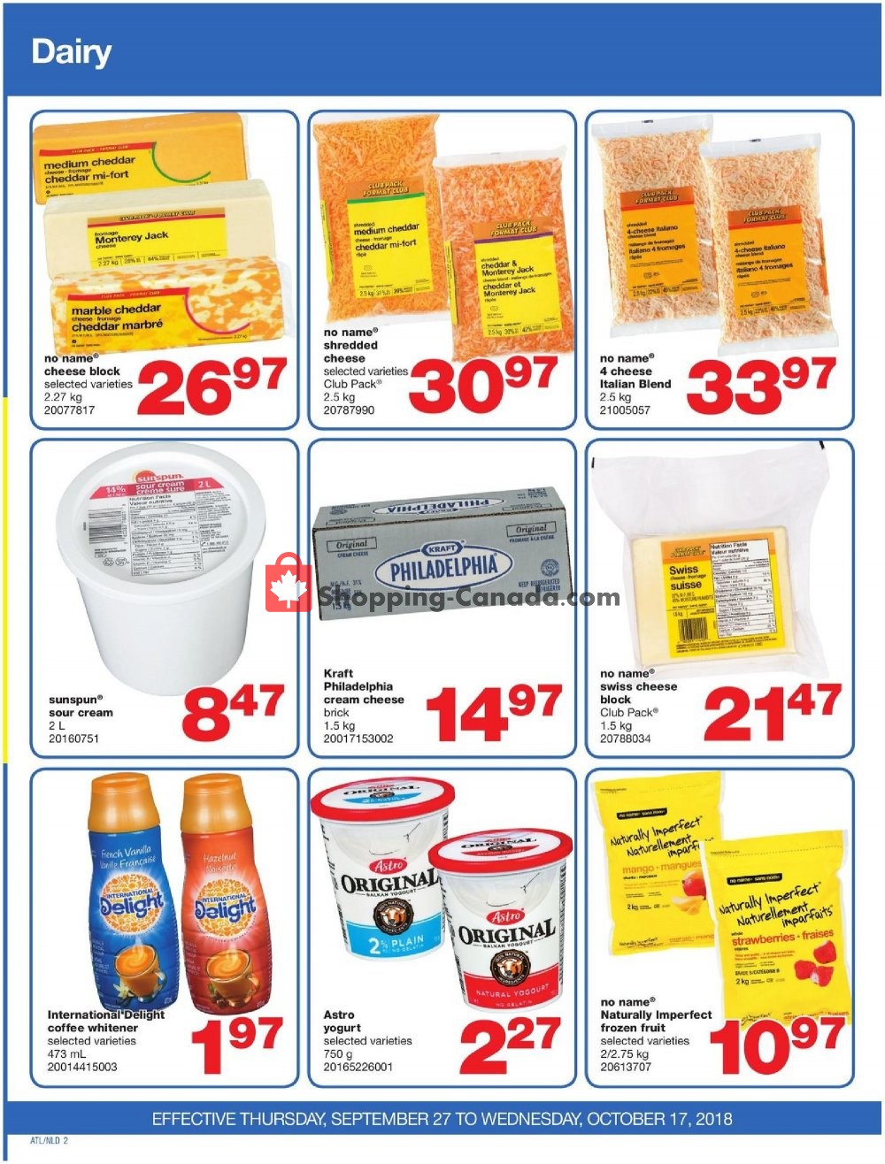 Wholesale Club flyer from Thursday September 27, 2018 to Wednesday October 17, 2018 - page 2