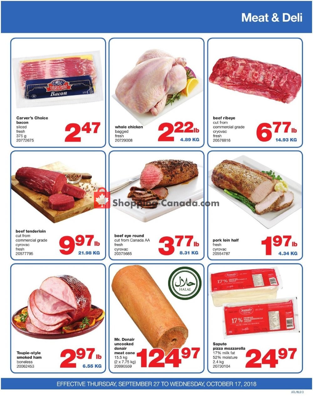Wholesale Club flyer from Thursday September 27, 2018 to Wednesday October 17, 2018 - page 3
