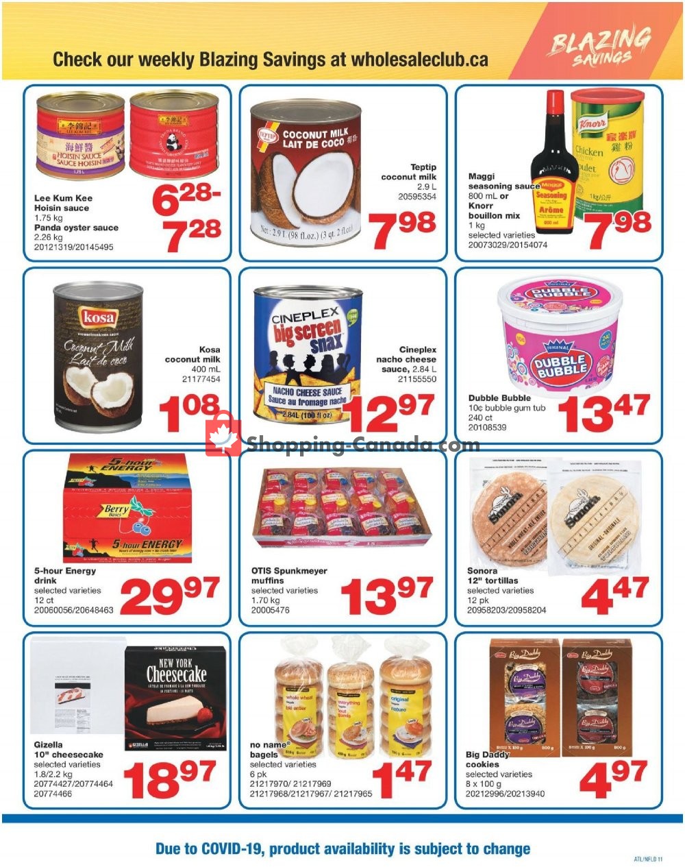 Wholesale Club flyer from Thursday April 30, 2020 to Tuesday June 30, 2020 - page 11