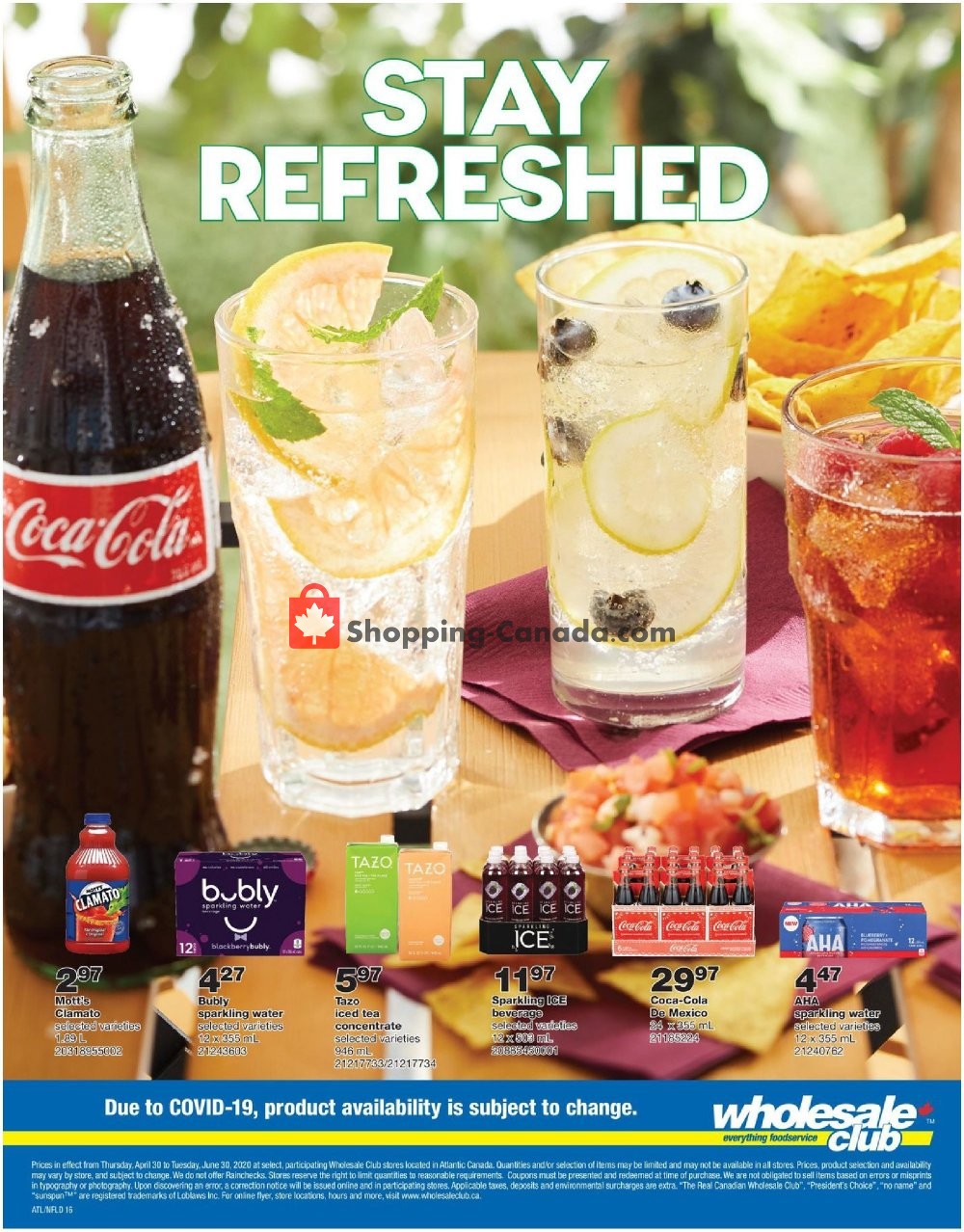 Wholesale Club flyer from Thursday April 30, 2020 to Tuesday June 30, 2020 - page 16