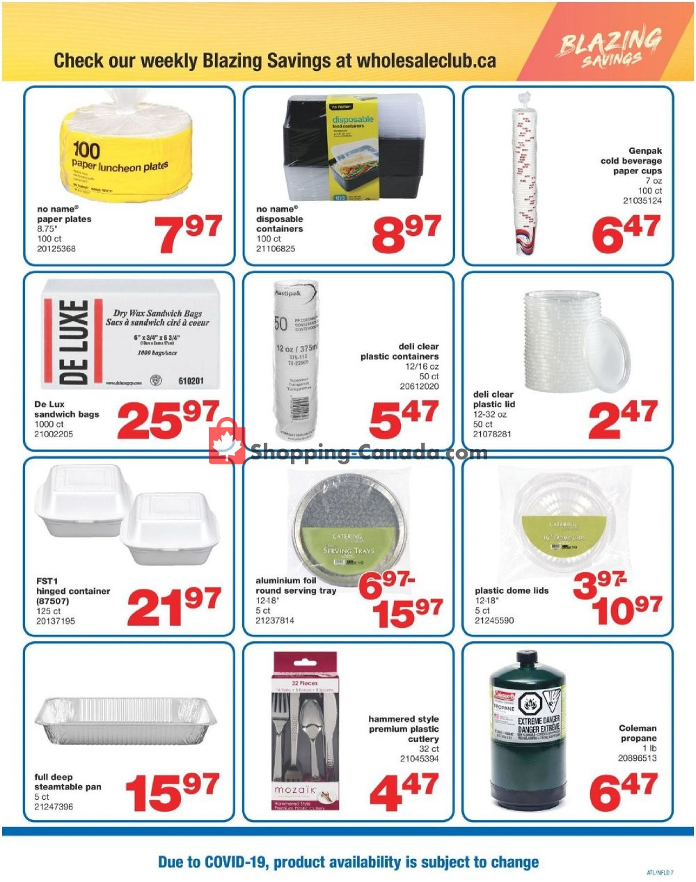 Wholesale Club flyer from Thursday April 30, 2020 to Tuesday June 30, 2020 - page 7