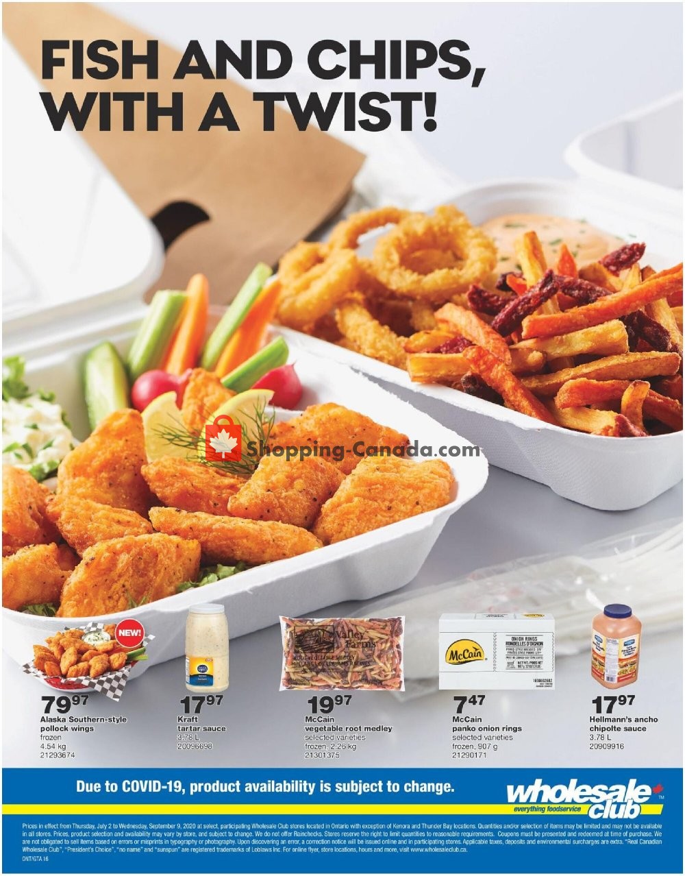 Wholesale Club flyer from Thursday July 2, 2020 to Wednesday September 9, 2020 - page 16