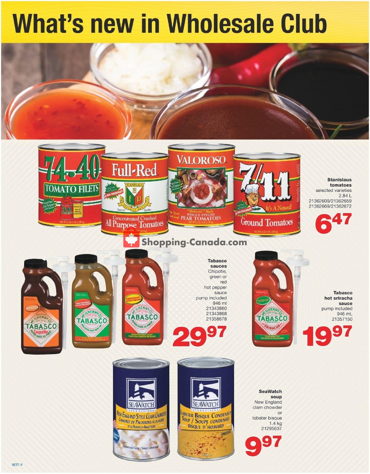 Wholesale Club flyer from Thursday April 29, 2021 to Wednesday July 7, 2021 - page 14