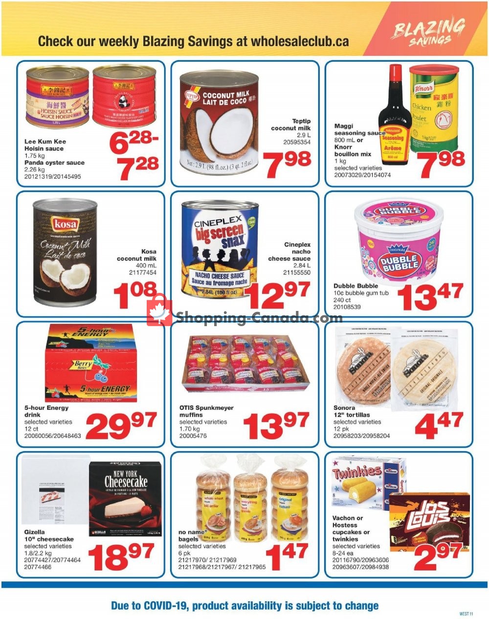 Wholesale Club flyer from Thursday April 30, 2020 to Tuesday June 30, 2020 - page 11