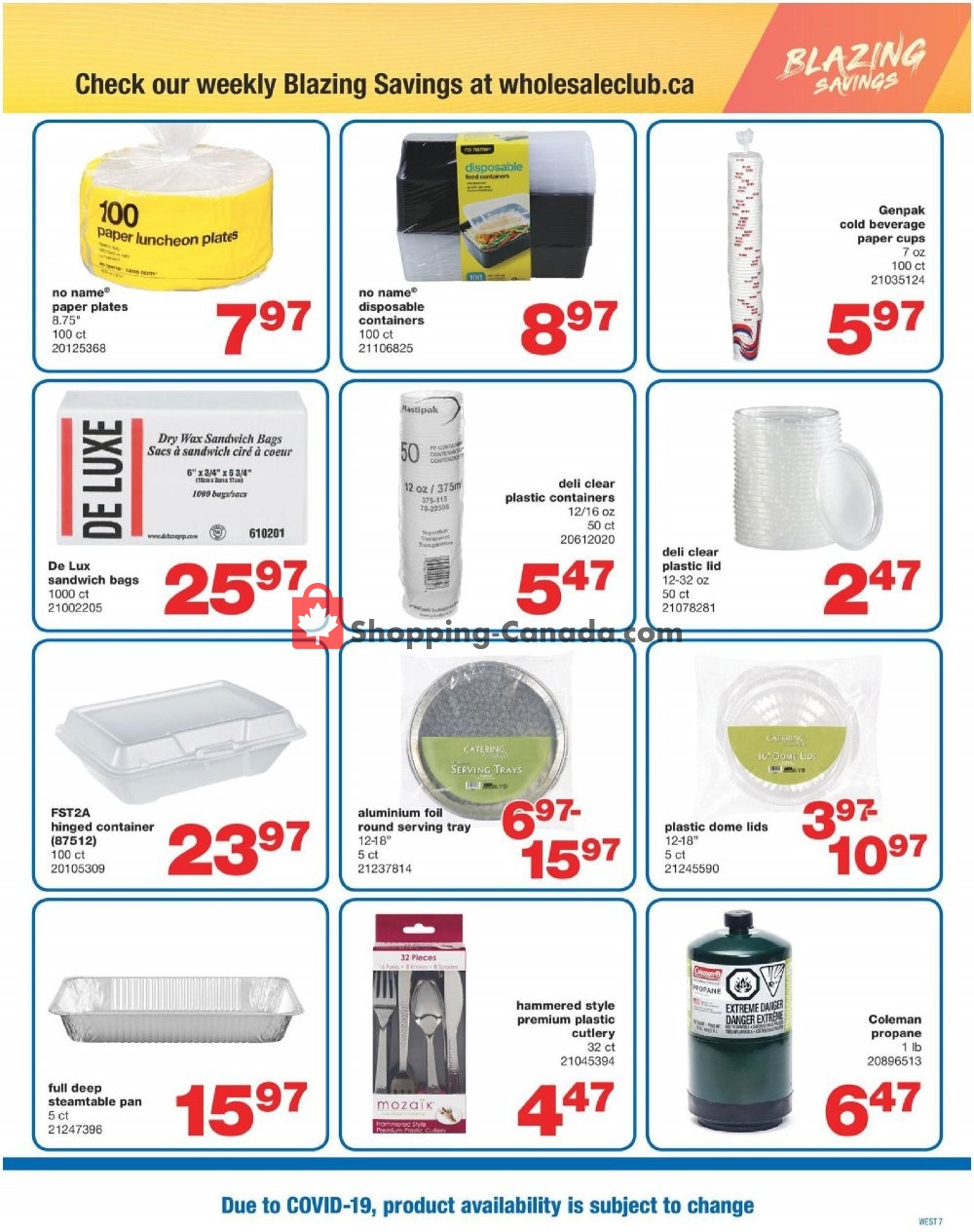 Wholesale Club flyer from Thursday April 30, 2020 to Tuesday June 30, 2020 - page 7