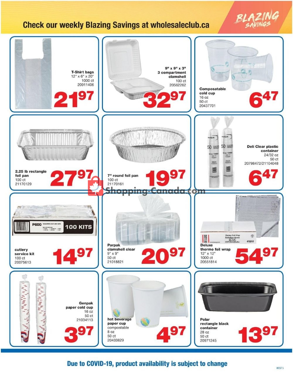 Wholesale Club flyer from Thursday July 2, 2020 to Wednesday September 9, 2020 - page 5