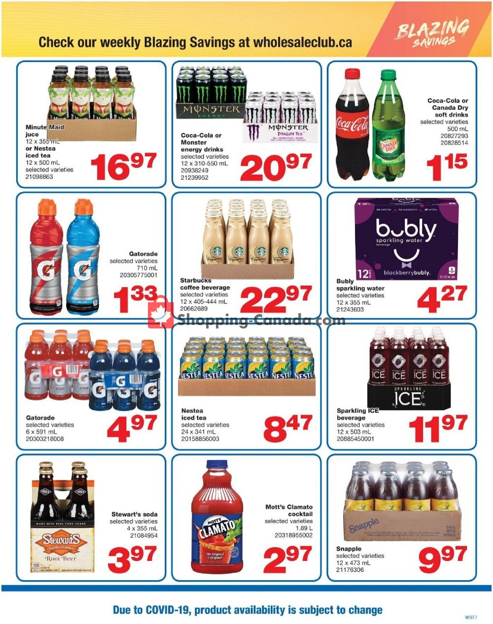 Wholesale Club flyer from Thursday July 2, 2020 to Wednesday September 9, 2020 - page 7