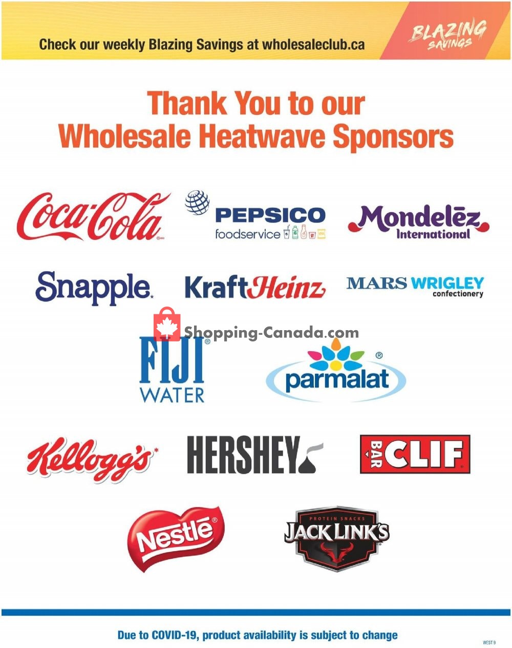 Wholesale Club flyer from Thursday July 2, 2020 to Wednesday September 9, 2020 - page 9