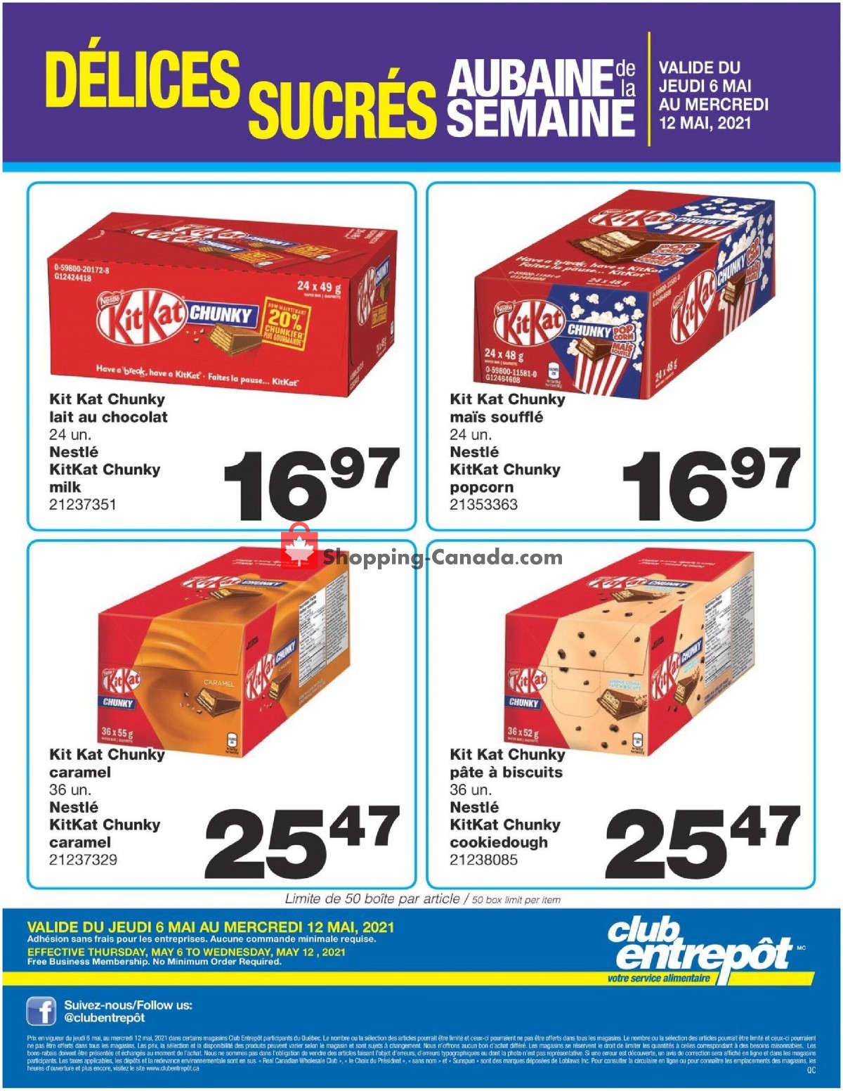 Wholesale Club flyer from Thursday May 6, 2021 to Wednesday May 12, 2021 - page 1
