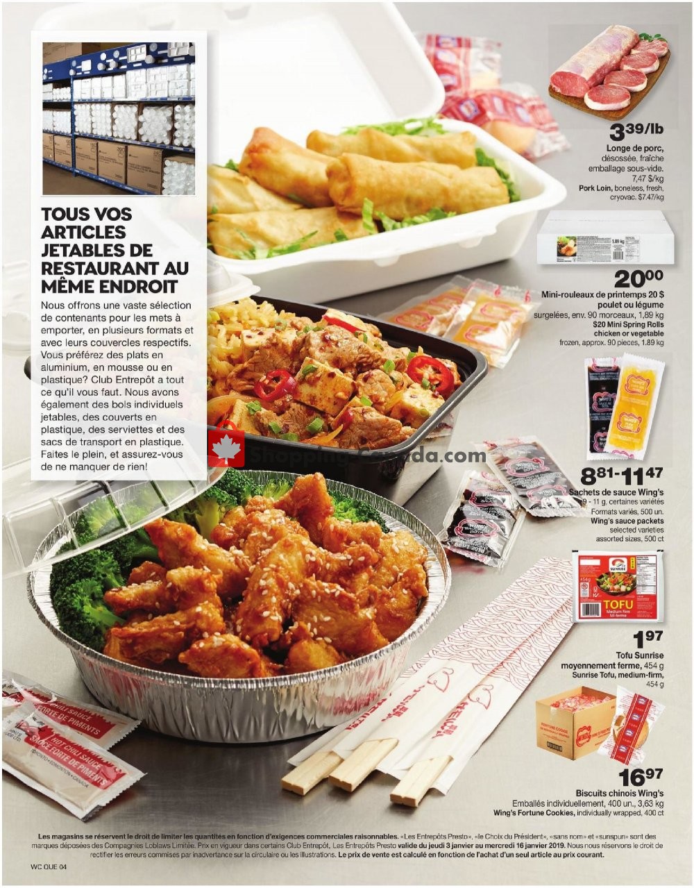 Wholesale Club flyer from Thursday January 3, 2019 to Wednesday January 16, 2019 - page 4