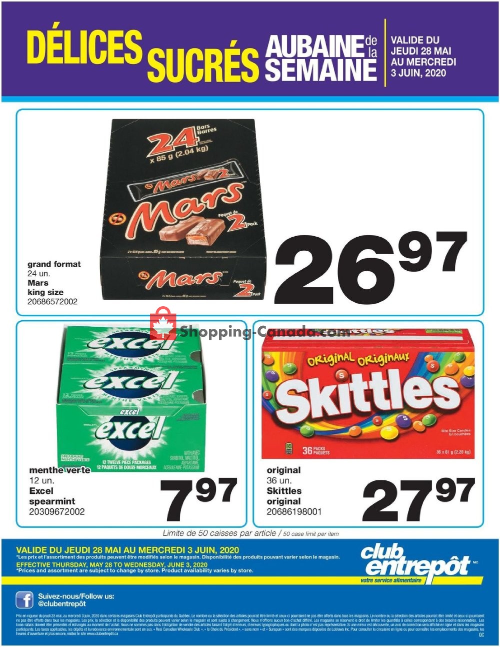 Wholesale Club flyer from Thursday May 28, 2020 to Wednesday June 3, 2020 - page 3