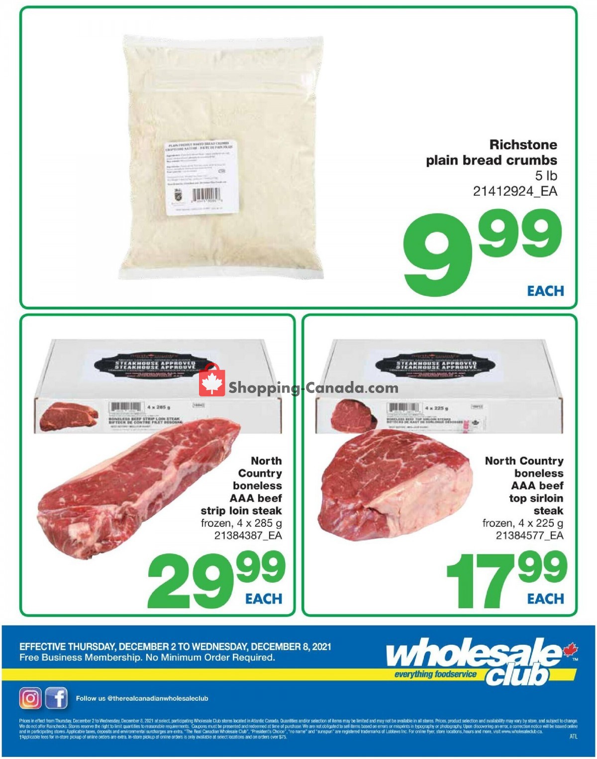 Wholesale Club flyer from Thursday December 2, 2021 to Wednesday December 8, 2021 - page 2