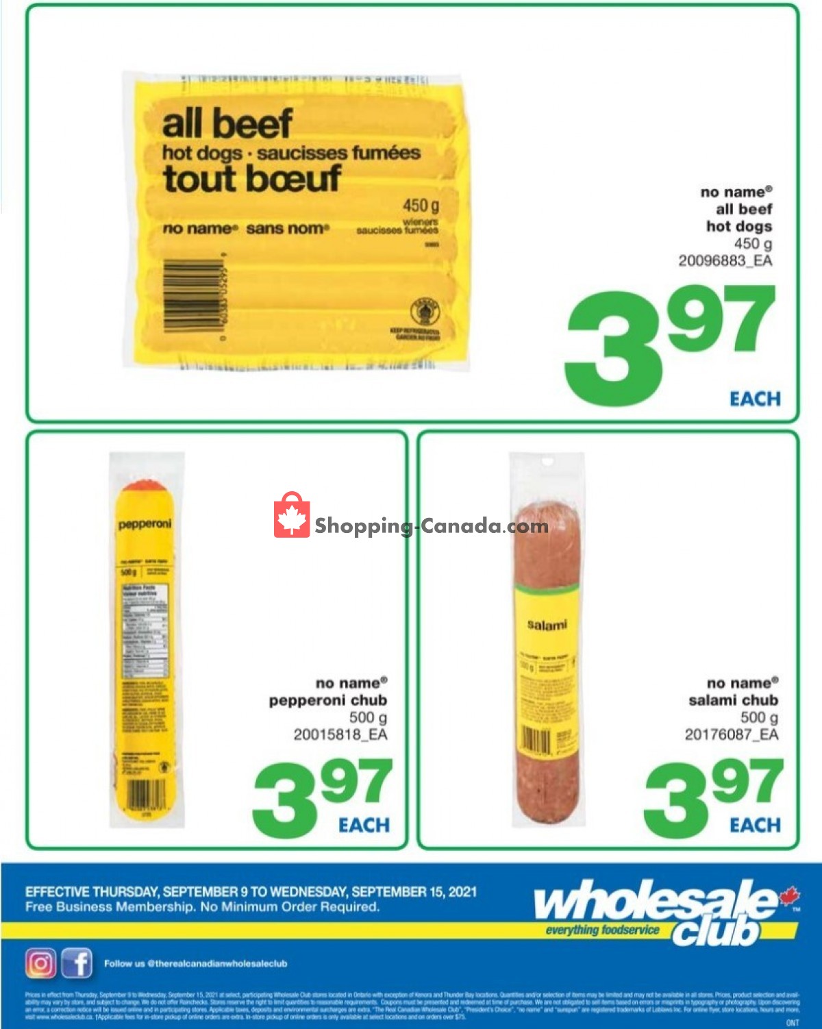 Wholesale Club flyer from Thursday September 9, 2021 to Wednesday September 15, 2021 - page 2