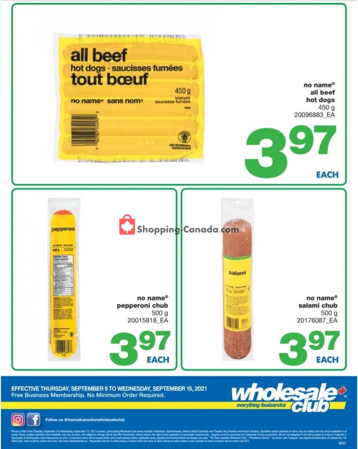 Wholesale Club flyer from Thursday September 9, 2021 to Wednesday September 15, 2021 - page 2
