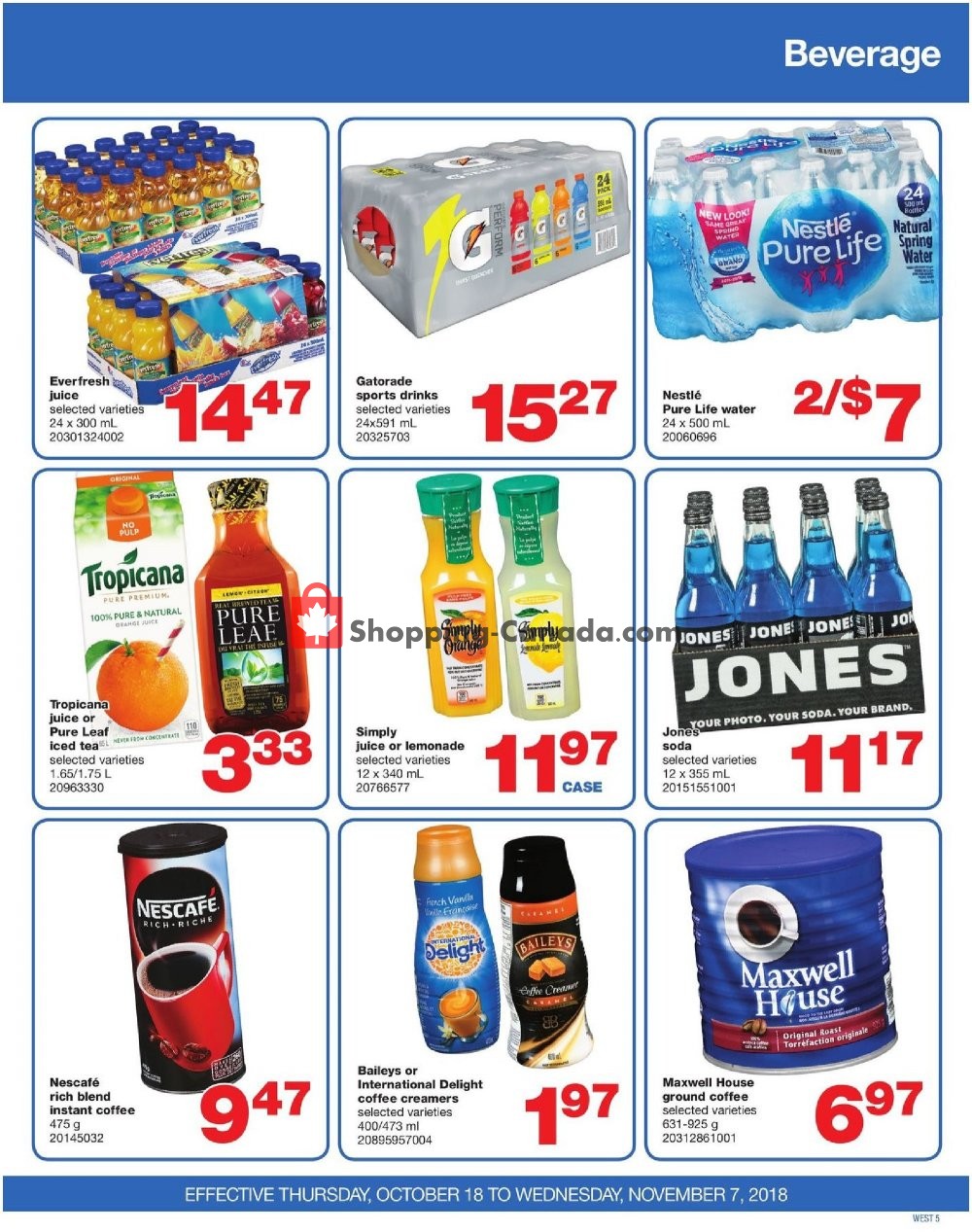 Wholesale Club flyer from Thursday October 18, 2018 to Wednesday November 7, 2018 - page 5