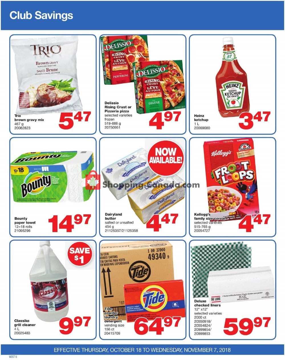 Wholesale Club flyer from Thursday October 18, 2018 to Wednesday November 7, 2018 - page 6