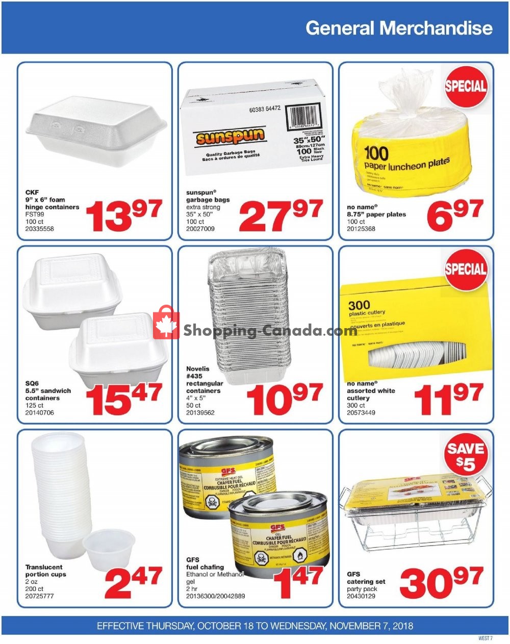 Wholesale Club flyer from Thursday October 18, 2018 to Wednesday November 7, 2018 - page 7