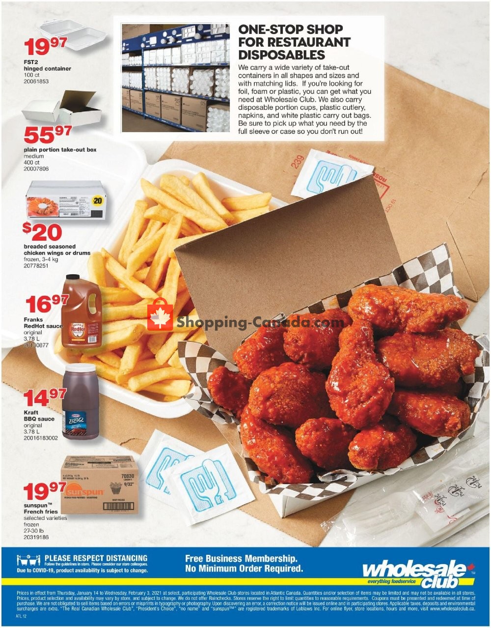 Wholesale Club flyer from Thursday January 14, 2021 to Wednesday February 3, 2021 - page 12
