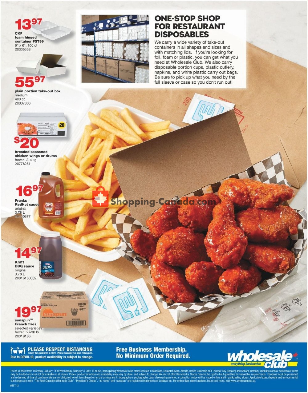 Wholesale Club flyer from Thursday January 14, 2021 to Wednesday February 3, 2021 - page 12