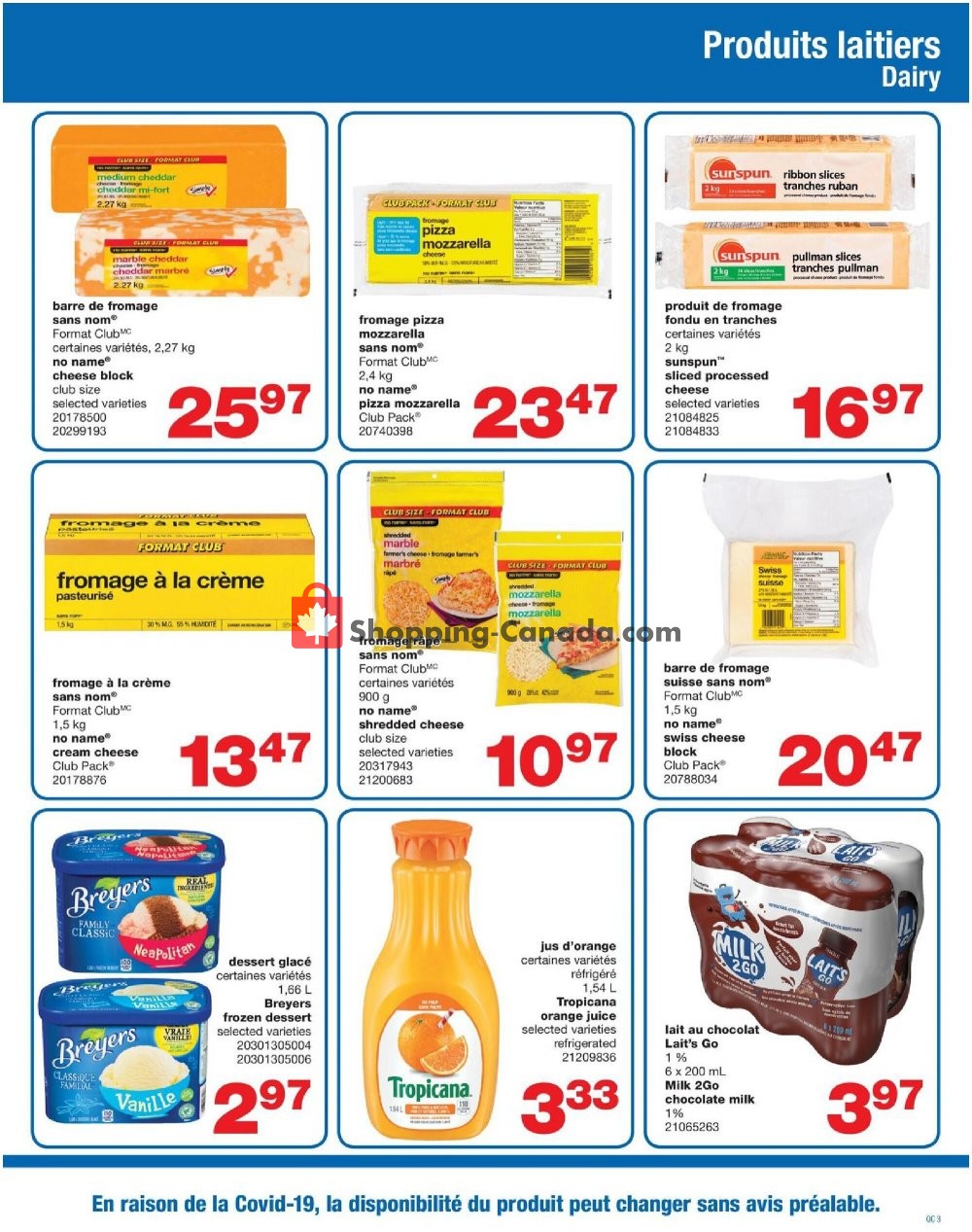 Wholesale Club flyer from Thursday July 23, 2020 to Wednesday August 19, 2020 - page 3
