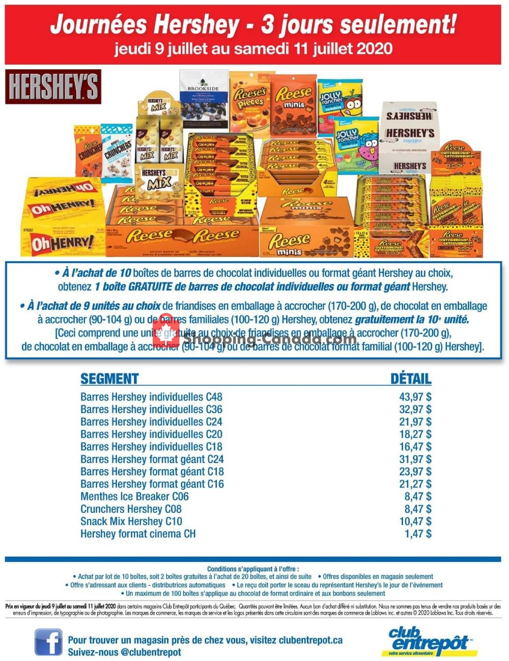 Wholesale Club flyer from Thursday July 9, 2020 to Saturday July 11, 2020 - page 1