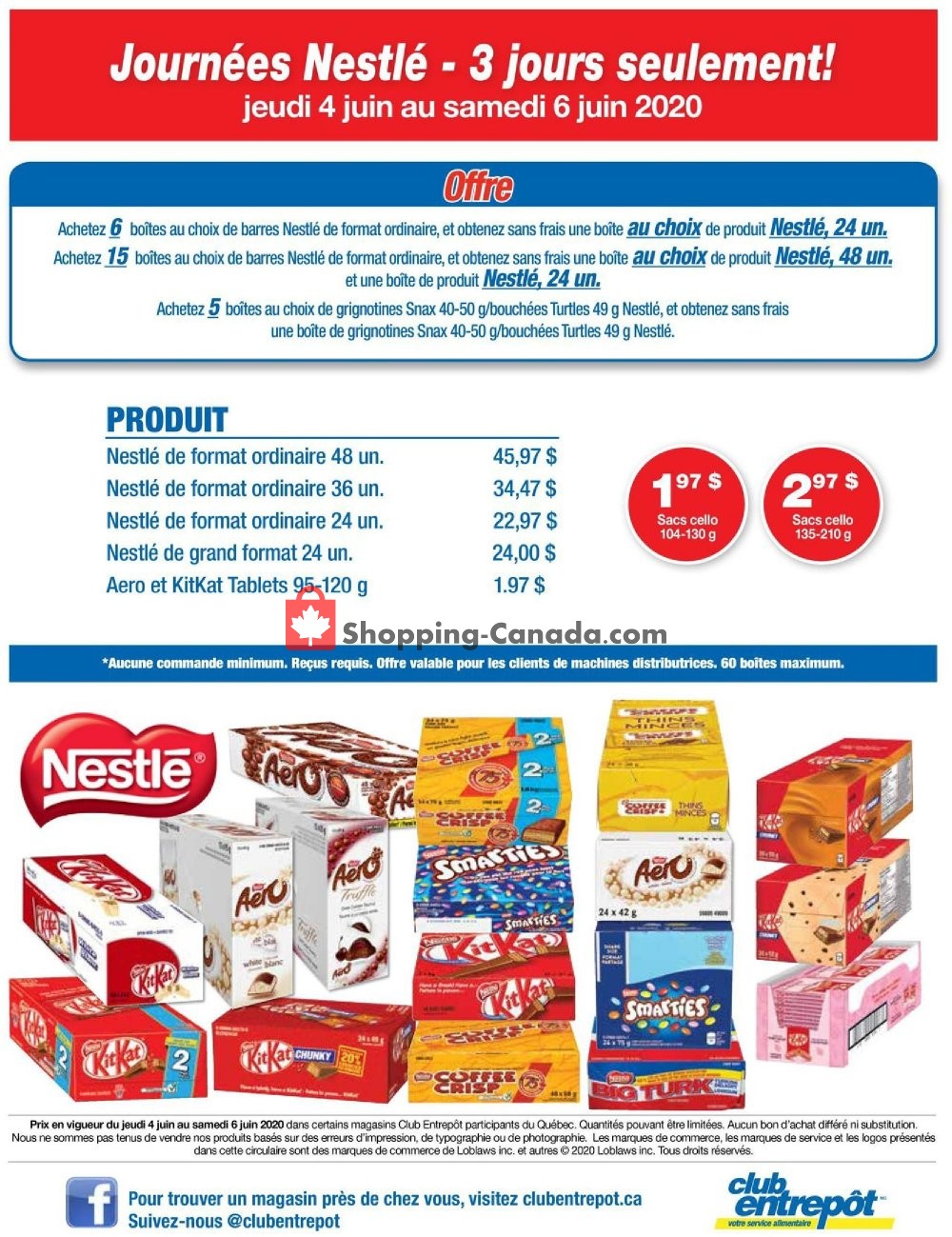 Wholesale Club flyer from Thursday June 4, 2020 to Saturday June 6, 2020 - page 1