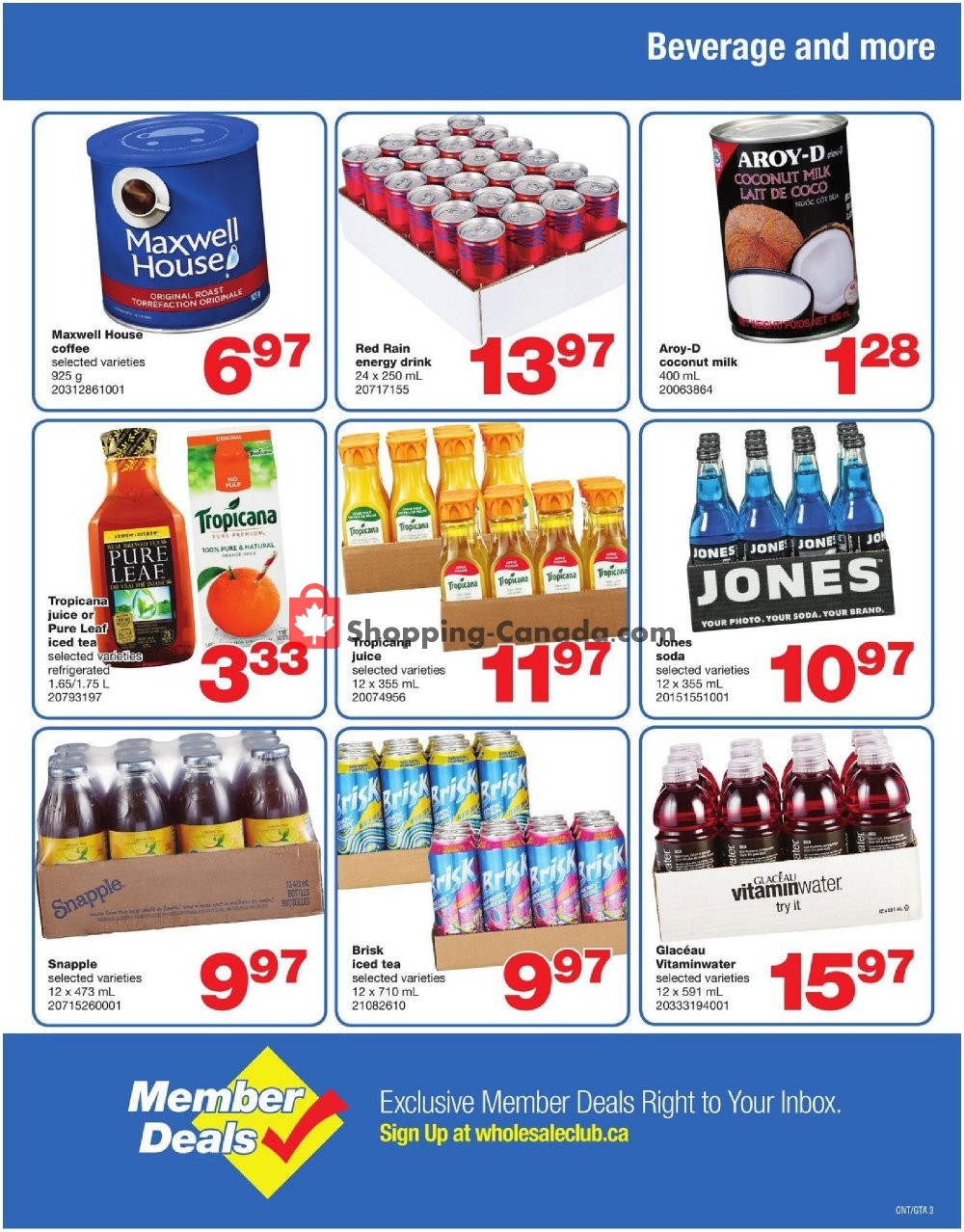 Wholesale Club flyer from Thursday January 3, 2019 to Wednesday January 16, 2019 - page 3