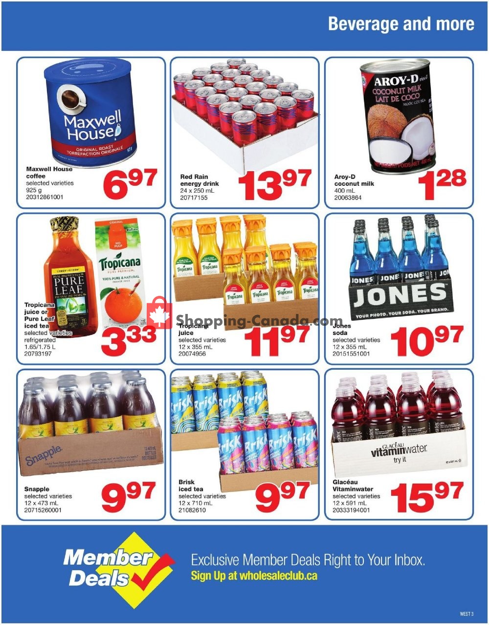 Wholesale Club flyer from Thursday January 3, 2019 to Wednesday January 16, 2019 - page 3