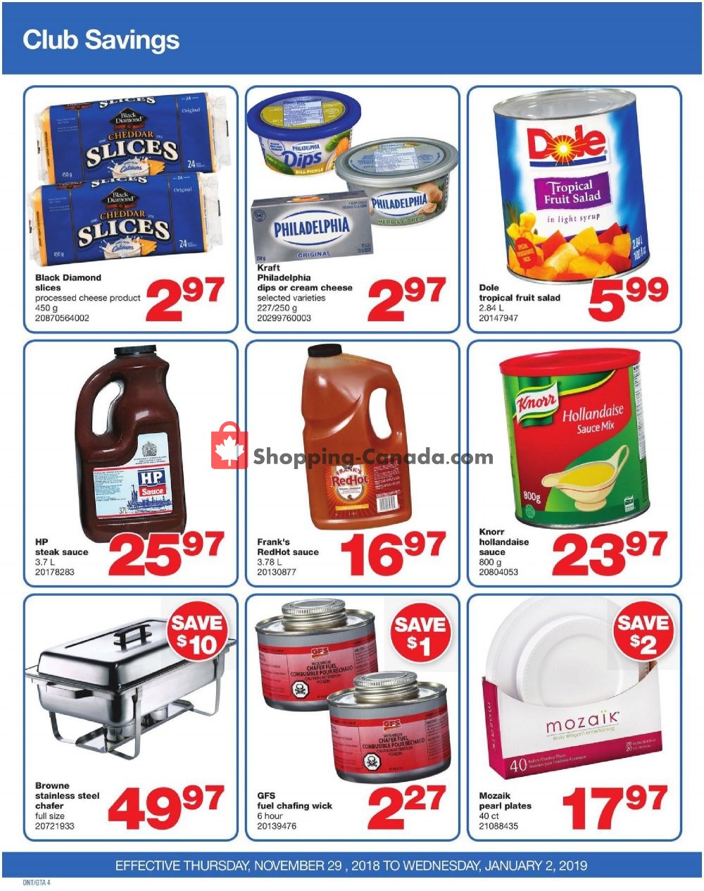 Wholesale Club flyer from Thursday November 29, 2018 to Wednesday January 2, 2019 - page 4