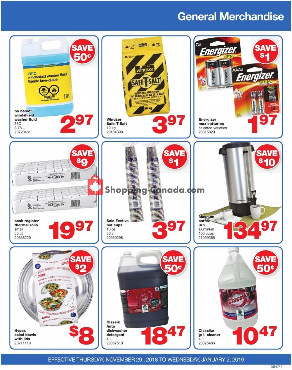 Wholesale Club flyer from Thursday November 29, 2018 to Wednesday January 2, 2019 - page 7