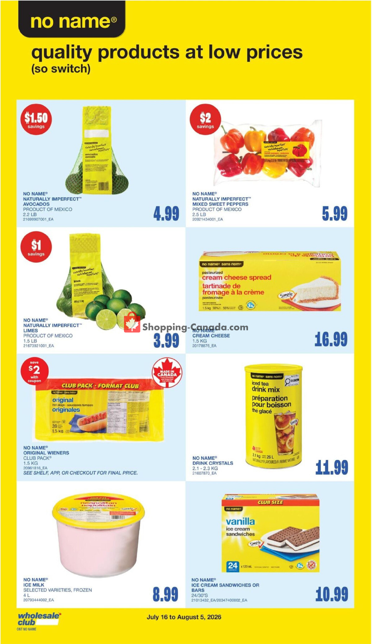 Wholesale Club flyer from Thursday July 16, 2026 to Wednesday September 16, 2026 - page 19